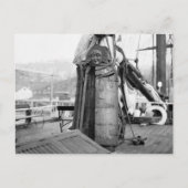 Wooden Maiden, Torture Device, 1910s Briefkaart (Voorkant)