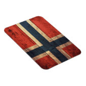 Wooden Norway vlag Magneet (Rechterzijde)