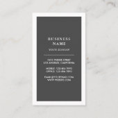 Wooden Oranje Thread Spool Tailor Visitekaartje (Achterkant)