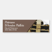 Wooden Pallet Business Bumpersticker (Voorkant)