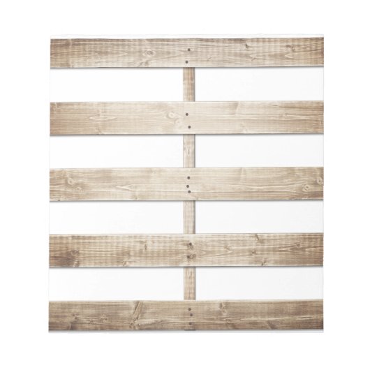 Wooden Pallet Notitieblok (Voorkant)