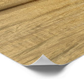 Wooden-paneeltextuur Poster (Hoek)