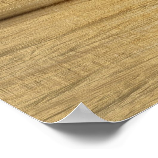 Wooden-paneeltextuur Poster (Hoek)