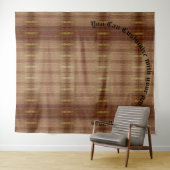 Wooden Patterned Tapestries Wandkleed (In Situ (horizontaal))