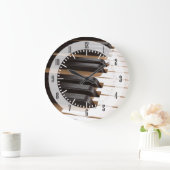 Wooden Piano Keys 2 Grote Klok (Huis)