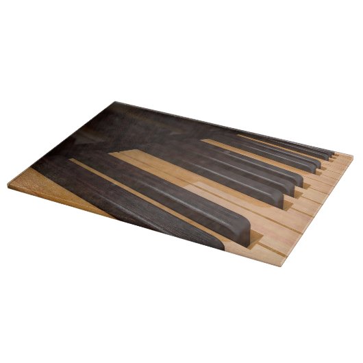 Wooden Piano Keys Snijplank (Hoek)