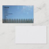 Wooden Picket Fence Visitekaartje (Voorkant / Achterkant)