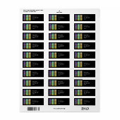 Wooden Pier over een Calm Lake Landscape Etiket (Full Sheet)