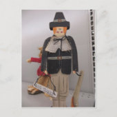 Wooden Pilgrim Briefkaart (Voorkant)
