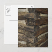 Wooden Pioneer Cabin Briefkaart (Voorkant / Achterkant)