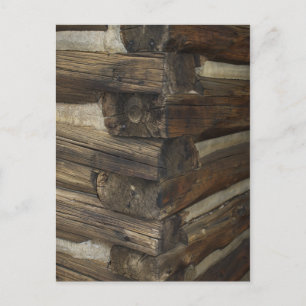 Wooden Pioneer Cabin Briefkaart