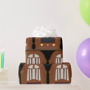 Wooden Radio Cadeaupapier