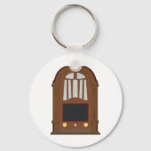  Wooden Radio Sleutelhanger (Voorkant)