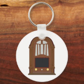  Wooden Radio Sleutelhanger (Voorkant)