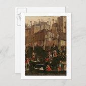 Wooden Rialto Bridge, van het wonder van de Reli Briefkaart (Voorkant / Achterkant)