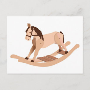 Wooden Rocking Horse Briefkaart