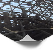 Wooden Roller Onderzetter 12X12 Poster (Hoek)