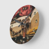 Wooden Rosary met Jezus op Cross Ronde Klok (Hoek)