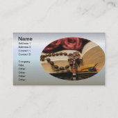 Wooden Rosary met Jezus op Cross Visitekaartje (Voorkant)