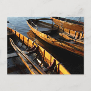Wooden Row Boats - Derwentwater, Lake District Briefkaart