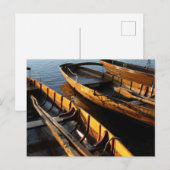 Wooden Row Boats - Derwentwater, Lake District Briefkaart (Voorkant / Achterkant)