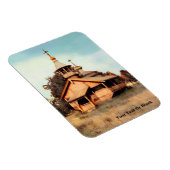 Wooden Russische kerk Magneet (Rechterzijde)