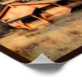 Wooden Russische kerk Poster (Hoek)