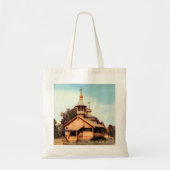 Wooden Russische kerk Tote Bag (Voorkant)