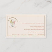 Wooden Rustic Bakery home Visitekaartje (Achterkant)