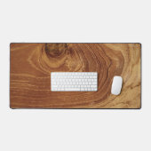 Wooden Rustic Teak Wood Textuur Hout Grain Foto Bureaumat (Keyboard & Muis)