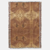 Wooden Rustic Teak Wood Textuur Hout Grain Foto Deken (Voorkant Verticaal)