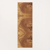 Wooden Rustic Teak Wood Textuur Hout Grain Foto Yogamat (Achterkant)