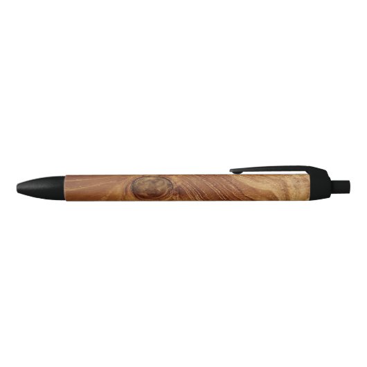 Wooden Rustic Teak Wood Textuur Hout Grain Foto Zwarte Inkt Pen (Bovenkant)