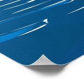 Wooden Sail schip in het moonlicht Poster (Hoek)
