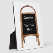 Wooden Sandwich Board Fotoplaat (Zijkant)