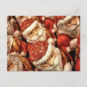Wooden Santa Briefkaart