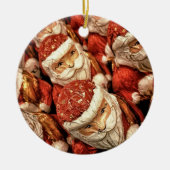 Wooden Santa Ornament (Voorkant)