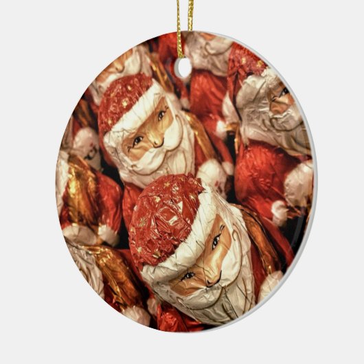 Wooden Santa Ornament (Links)