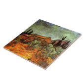 Wooden Sheds, famous van Gogh painting, Tegeltje (Zijkant)