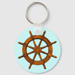 Wooden Ships Helm Sleutelhanger