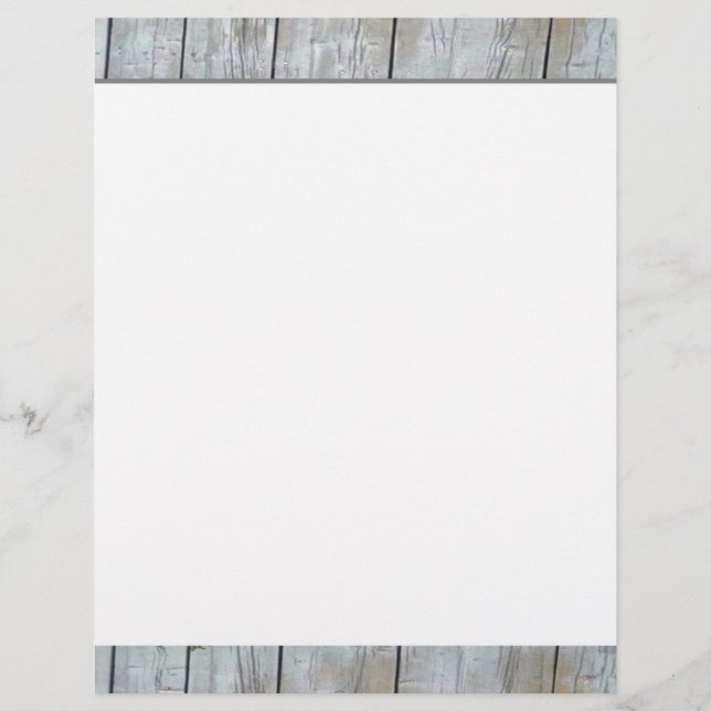 Wooden Siding Letterhead (Voorkant)