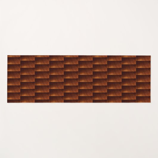 Wooden Slats Yogamat (Voorkant (horizontaal))