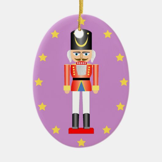 Wooden Soldier kerstversiering 2 Keramisch Ornament (Voorkant)