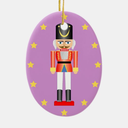 Wooden Soldier kerstversiering 2 Keramisch Ornament (Achterkant)