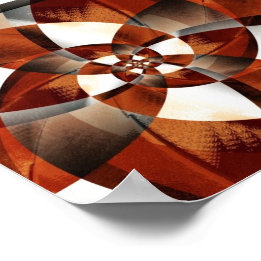 Wooden Spiral Poster (Hoek)