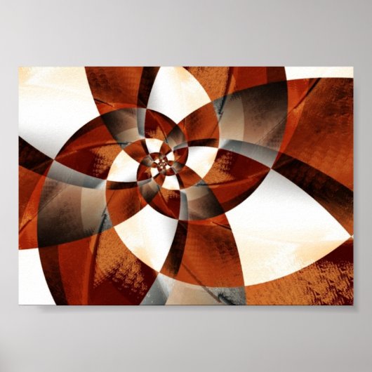 Wooden Spiral Poster (Voorkant)