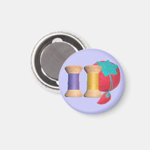 Wooden Spool Magnet