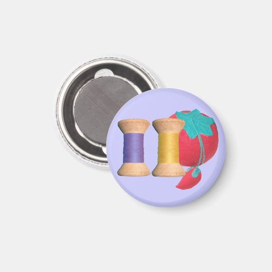 Wooden Spool Magnet (Voorkant / Achterkant)