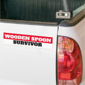 WOODEN SPOON SURVIVOR BUMPERSTICKER (Op Truck)