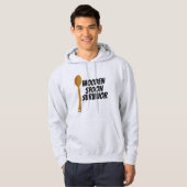 Wooden Spoon Survivor Funny Nostalgia Hoodie (Voorkant volledig)